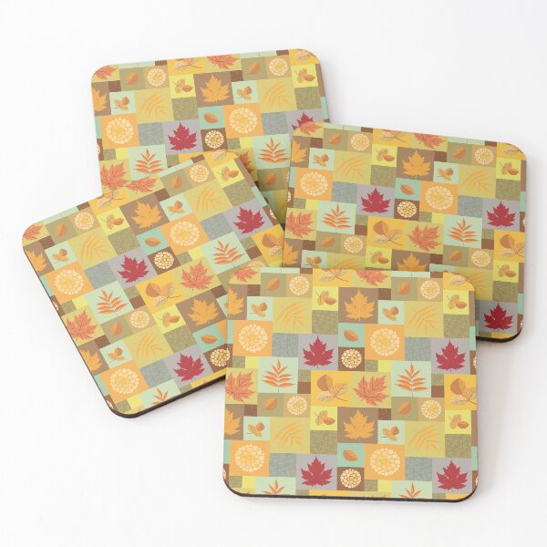 Item preview, Autumn Mosaic Of Leaves designed and sold by Pink Pineapple Works.