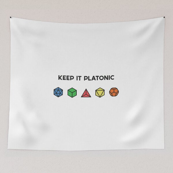 Item preview, Keep It Platonic (dark) designed and sold by nacforit.