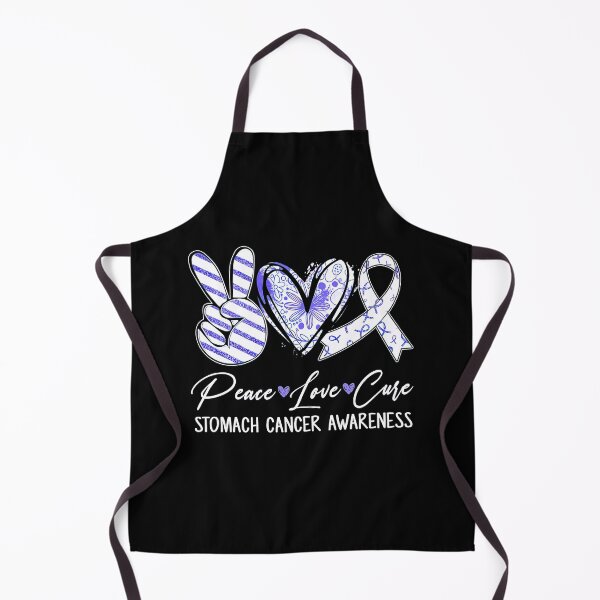 Item preview, Peace Love Cure Periwinkle Ribbon Stomach Cancer Awareness designed and sold by RonZimmerman.