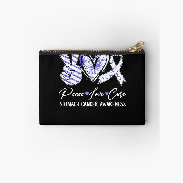 Item preview, Peace Love Cure Periwinkle Ribbon Stomach Cancer Awareness  designed and sold by RonZimmerman.