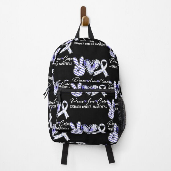 Item preview, Peace Love Cure Periwinkle Ribbon Stomach Cancer Awareness designed and sold by RonZimmerman.