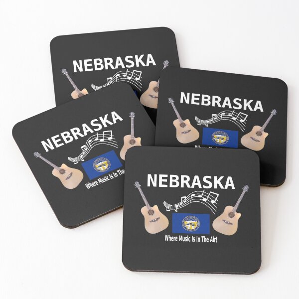 Item preview, Nebraska Acoustic Guitar Shirt designed and sold by GuitarNuts.