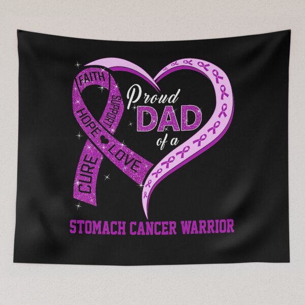 Item preview, Proud Dad Of A Stomach Cancer Warrior  designed and sold by RonZimmerman.