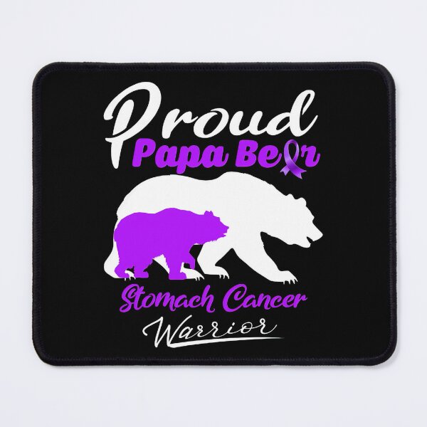 Item preview, Proud Papa Bear Stomach Cancer Warrior Support Stomach Cancer Warrior Gifts  designed and sold by RonZimmerman.