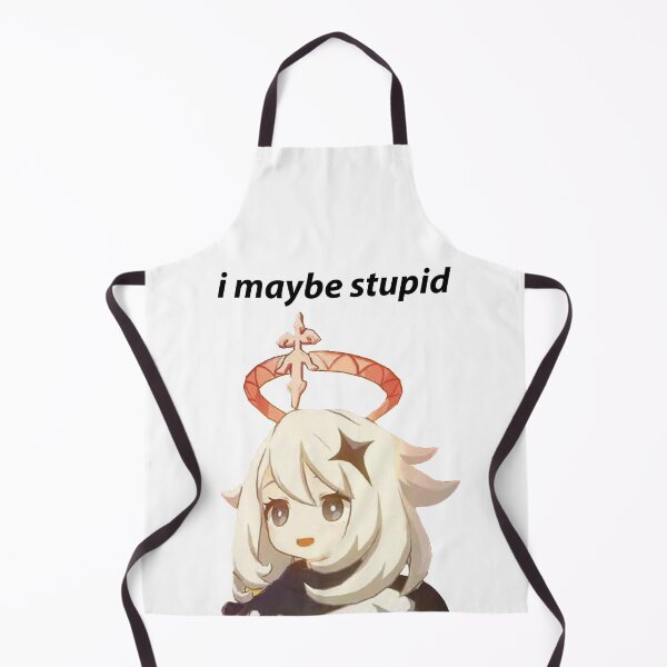 Item preview, i maybe stupid genshin impact meme paimon designed and sold by BestQuest.