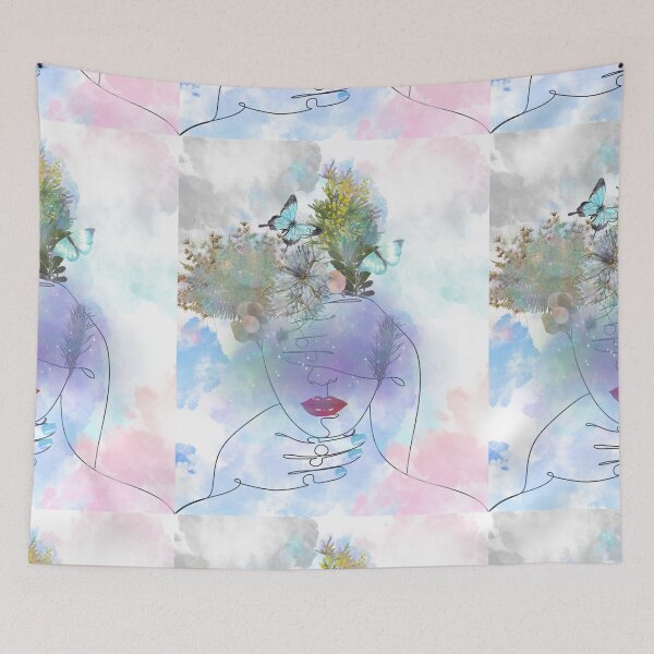 Item preview, a woman has no friends all she has is a butterfly designed and sold by mirdayn.