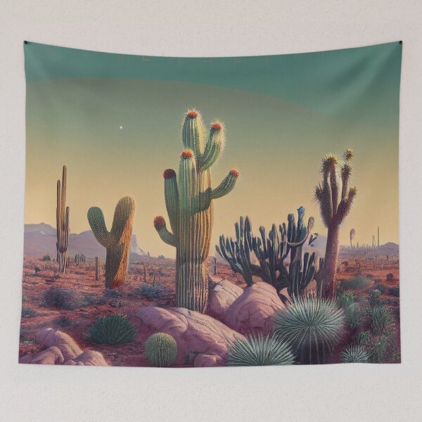 Item preview, Saguaro cactus - Arizona desert western desert landscape -Saguaros designed and sold by TeeARTHY.