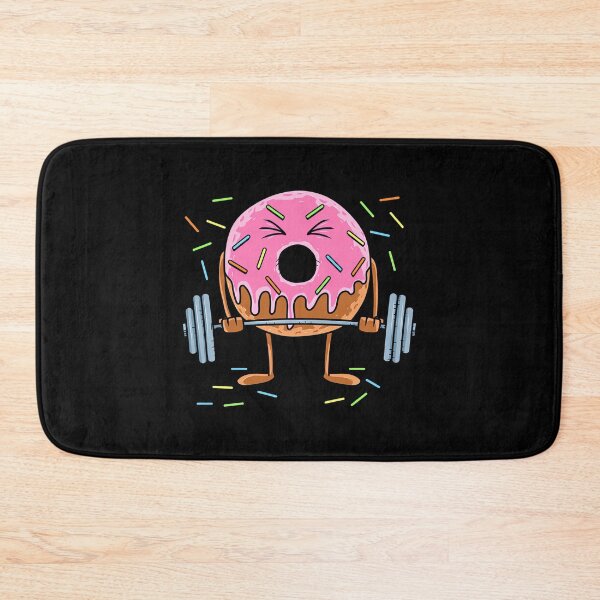 Item preview, donut weightlifting bodybuilder fitness instructor crazy squirrel transparent designed and sold by syamsutaliaaj.
