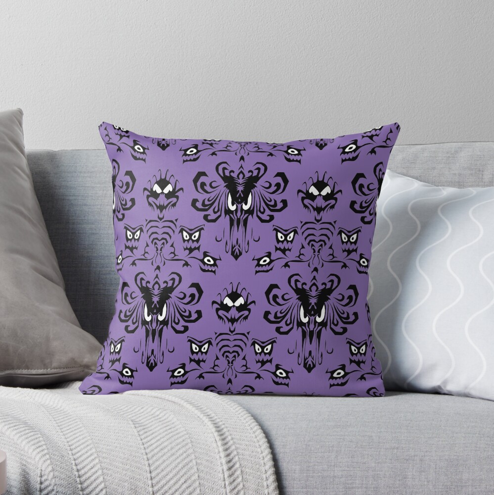 999 Happy Haunts Throw Pillow