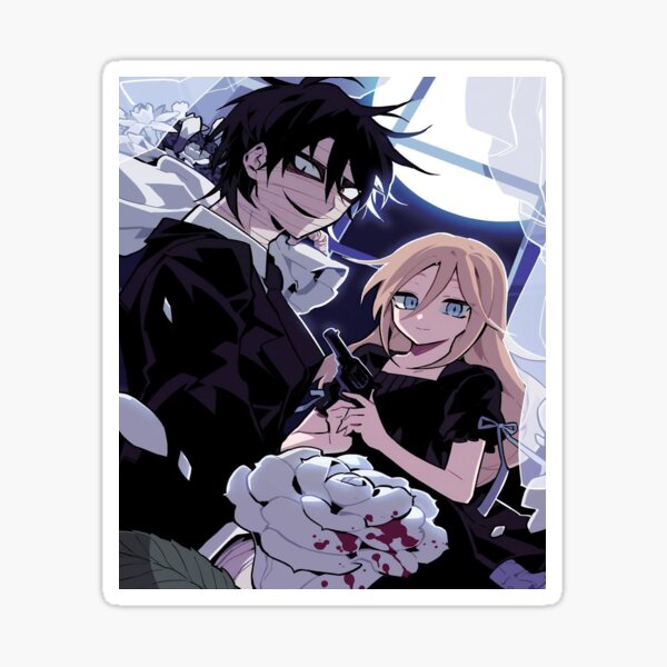 AOD: Zack, Rachel art by Kibo-Kibo - Angels Of Death - Sticker