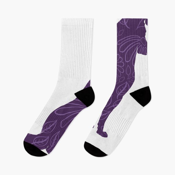 Item preview, Dog silhouette pattern in purple designed and sold by DesignsByMadiha.