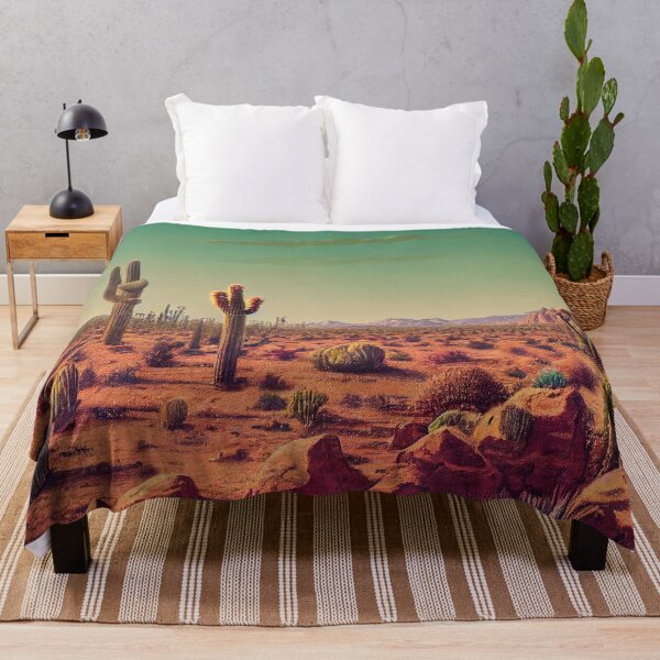 Item preview, Hot day Arizona desert western desert landscape -Saguaros designed and sold by TeeARTHY.