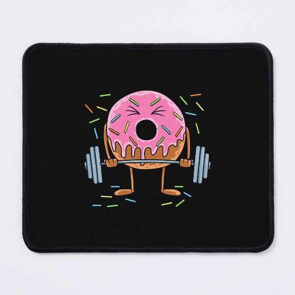 Item preview, donut weightlifting for men women kids bodybuilder fitness instructor crazy squirrel transparent designed and sold by syamsutaliaaj.