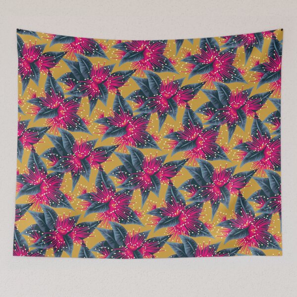 Item preview, Rata Floral - Mustard designed and sold by Andrea Muller.