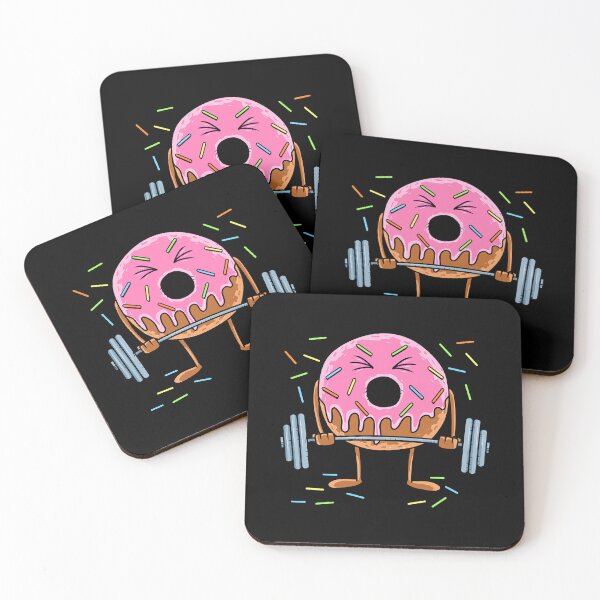 Item preview, donut weightlifting for men women kids bodybuilder fitness instructor crazy squirrel transparent designed and sold by syamsutaliaaj.