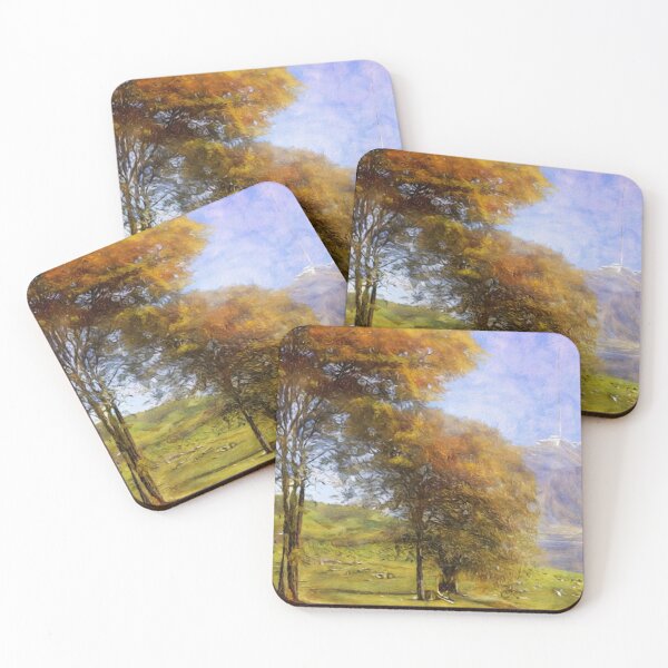Item preview, Hilly Pasture. Maple Trees Landscape Scenery designed and sold by Zeph1.