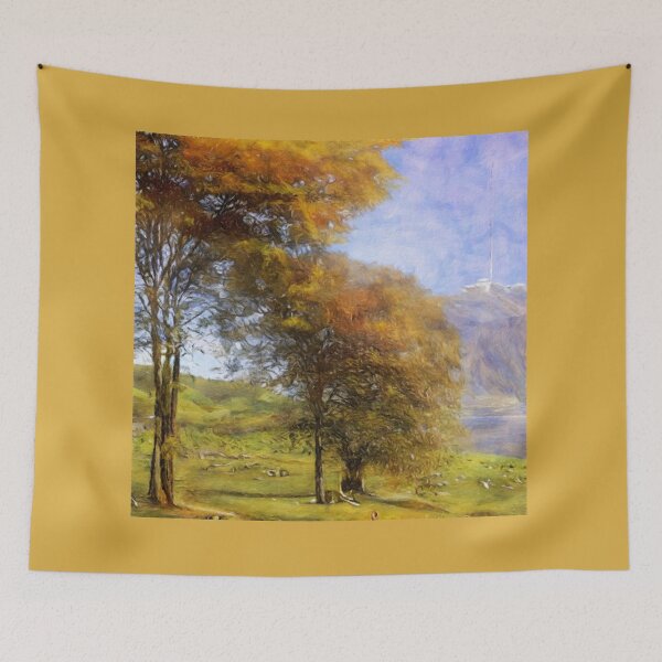 Item preview, Hilly Pasture. Maple Trees Landscape Scenery designed and sold by Zeph1.