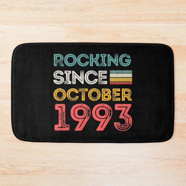 Item preview, Retro Rocking Since October 1993 For Birthday Month And Year As A October Birthday Quotes designed and sold by Funwithmusic.