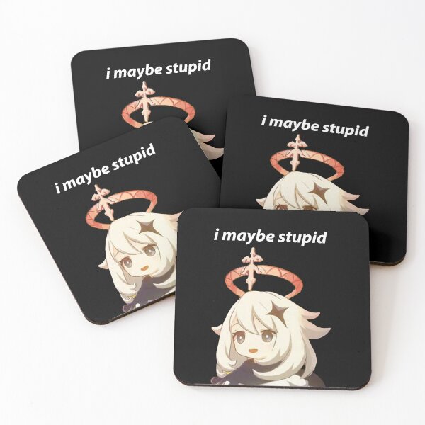 Item preview, i maybe stupid paimon genshin impact meme designed and sold by BestQuest.