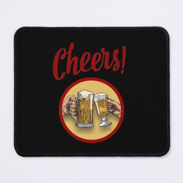Item preview, two hands meeting in a beer toast RED - Drink it!!! designed and sold by OptLuv.