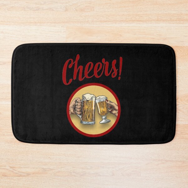 Item preview, two hands meeting in a beer toast RED - Drink it!!! designed and sold by OptLuv.