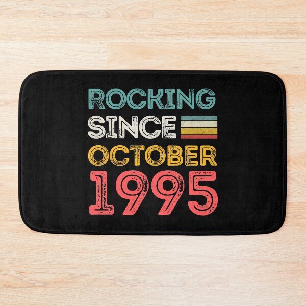 Item preview, Retro Rocking Since October 1995 For Birthday Month And Year As A October Birthday Quotes designed and sold by Funwithmusic.