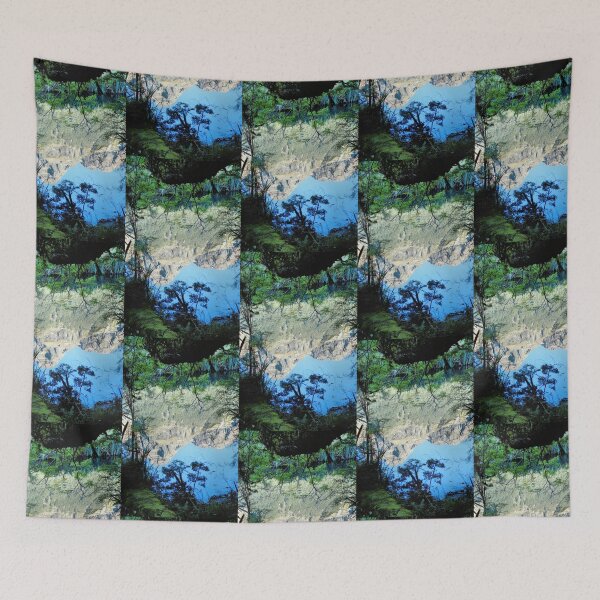 Item preview, NO! It's Not Up-side-down! Mirror Lakes #3, New Zealand designed and sold by Carole-Anne.