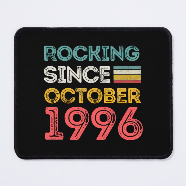 Item preview, Retro Rocking Since October 1996 For Birthday Month And Year As A October Birthday Quotes designed and sold by Funwithmusic.