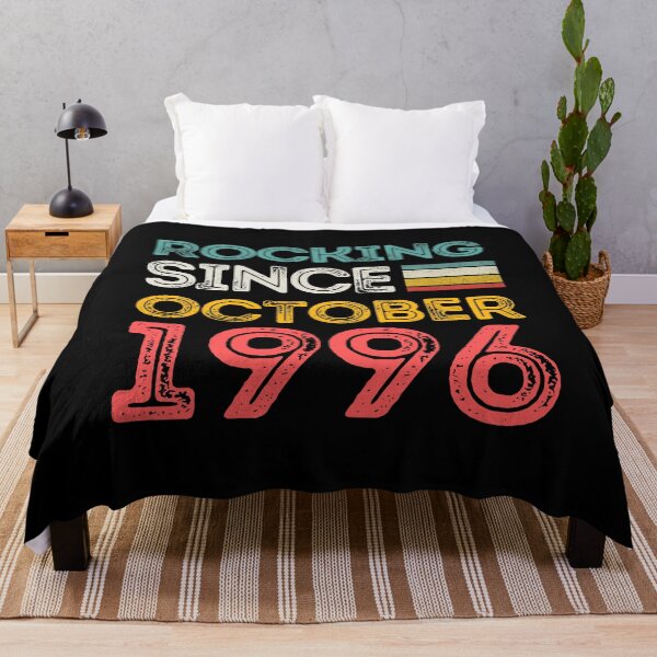 Item preview, Retro Rocking Since October 1996 For Birthday Month And Year As A October Birthday Quotes designed and sold by Funwithmusic.