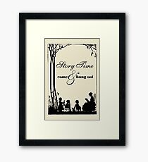 Story Time Framed Print