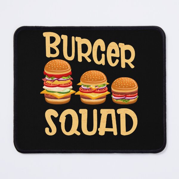 Item preview, Burger ' Squad Funny Hamburger Cheeseburger Day designed and sold by rozasdoltonv.