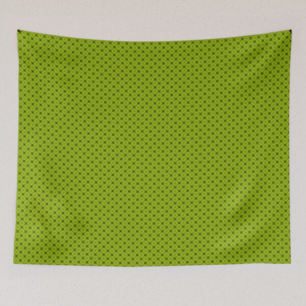 Item preview, Repeating green swirl pattern designed and sold by ThisOnAShirt.