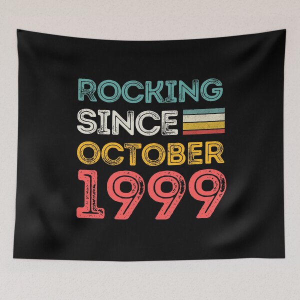Item preview, Rocking Since October 1999 For Birthday Month And Year As A October Birthday Quotes designed and sold by Funwithmusic.