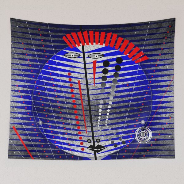 Item preview, "Tribal Whimsy Black Lips # 1" designed and sold by Glen Allison.