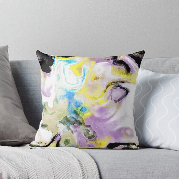 Item preview, Marble Watercolor Liquid Paint Pattern designed and sold by ThisOnAShirt.