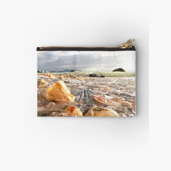Item preview, shells in the incoming tide at the beach designed and sold by carminka.