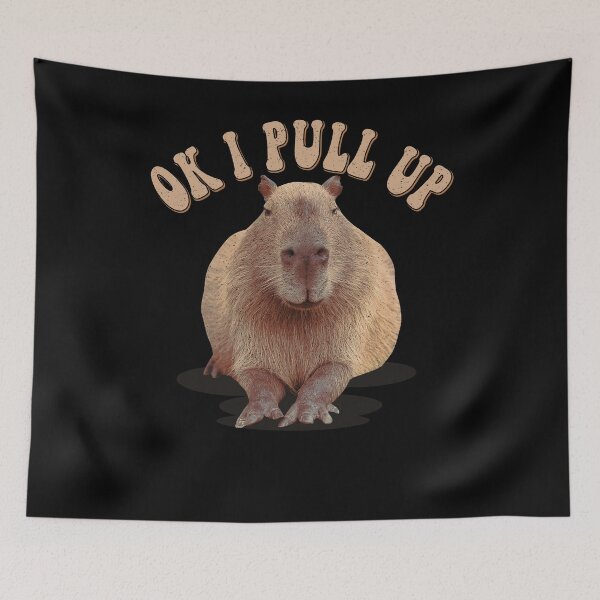 Item preview, Capybara Funny Ok I Pull Up designed and sold by rozasdoltonv.