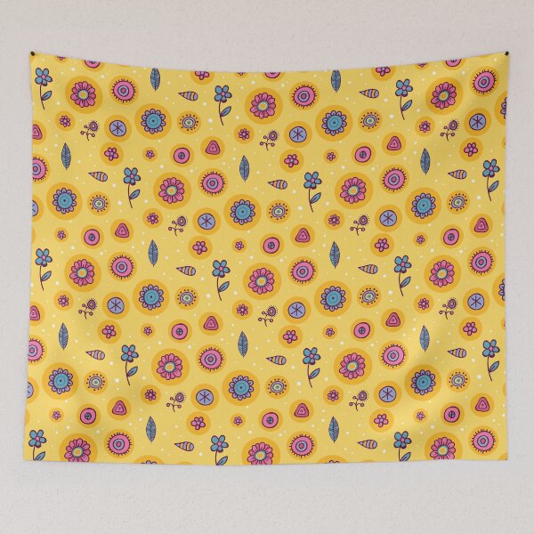 Item preview, Abstract flowers pattern designed and sold by ThisOnAShirt.