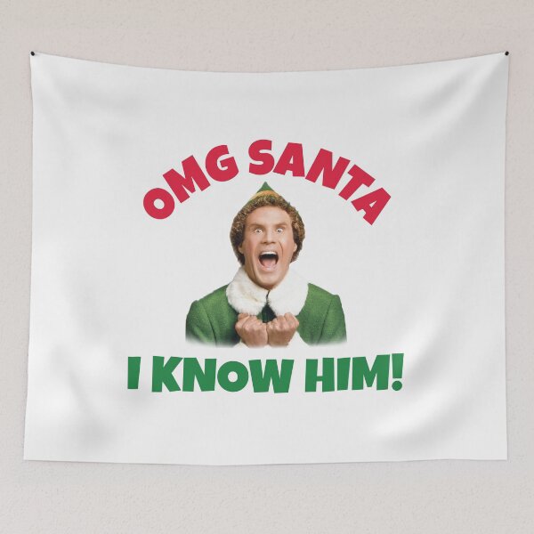 Item preview, Elf... OMG Santa, I Know Him designed and sold by allchristmas.