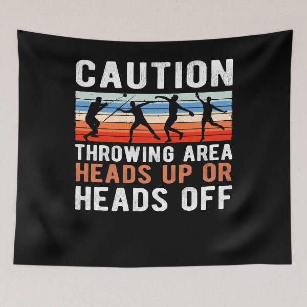 Item preview, Caution Throwing Area Shot Put Track And Field ThrowerCaution Throwing Area Shot Put Track And Field Thrower designed and sold by rozasdoltonv.