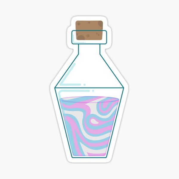 Subtle Pride Potion Trans Sticker For Sale By Chailatte 137 Redbubble