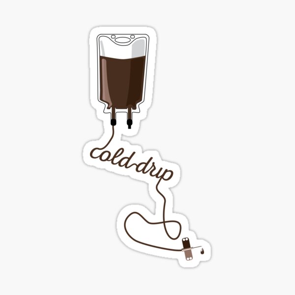 Cold Drip Coffee Sticker