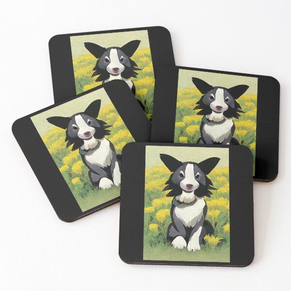 Item preview, cute border collie gift vintage lover designed and sold by StrayMutzstore.