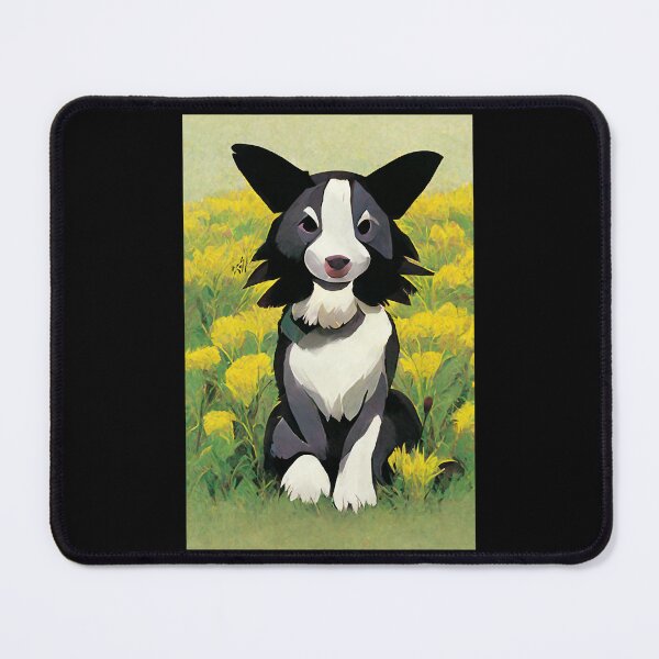 Item preview, cute border collie gift vintage lover designed and sold by StrayMutzstore.