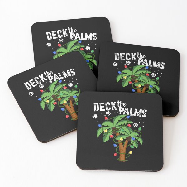 Item preview, Deck The Palms Hawaii Christmas Palm Tree Lights designed and sold by QueenOfPrint.