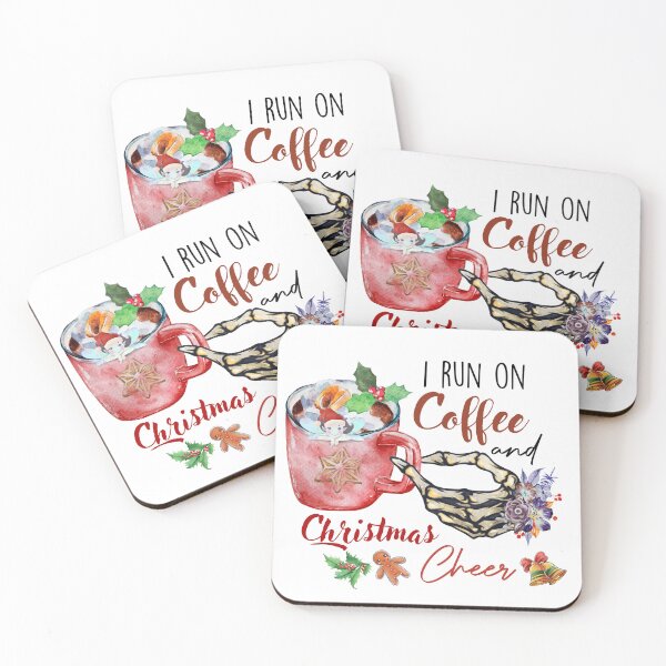 Item preview, i run on coffee and christmas cheer designed and sold by jeananastore.