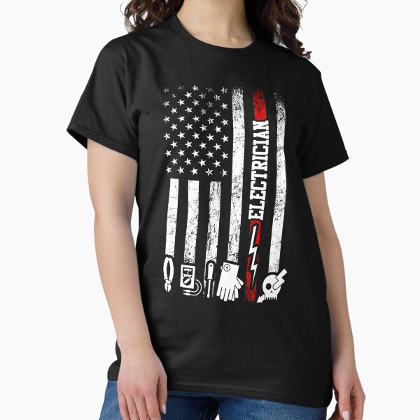 Item preview, American Flag Electrician   designed and sold by RyanJackkkee.