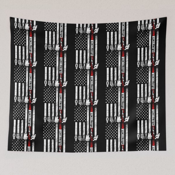 Item preview, American Flag Electrician   designed and sold by RyanJackkkee.