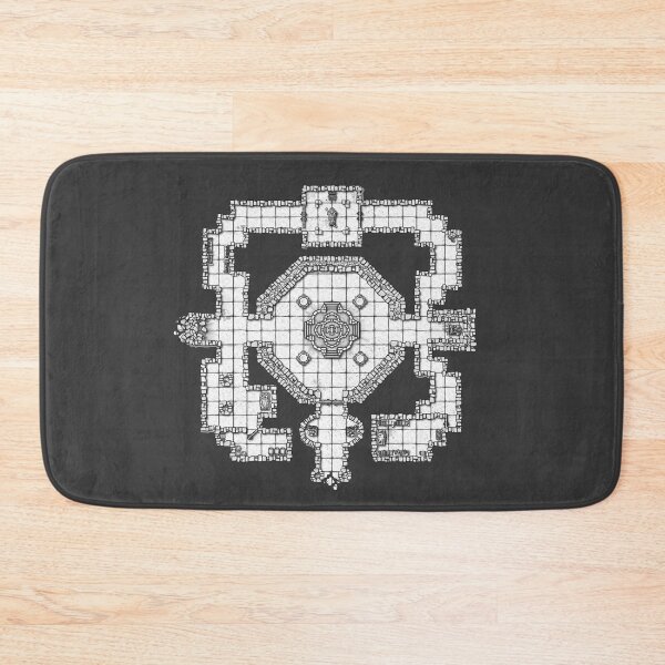 Item preview, Old school RPG Dungeon Map designed and sold by wolfkin-design.