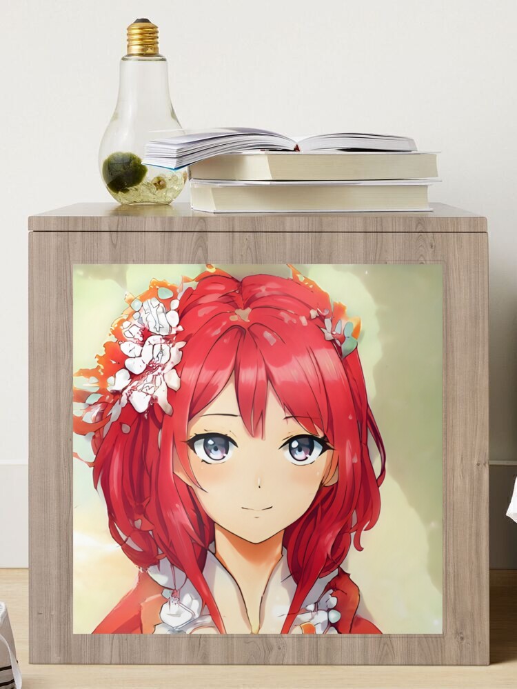 Red-haired female anime character, Ilya Kuvshinov, redhead, freckles, blue  eyes HD wallpaper | Wallpaper Flare